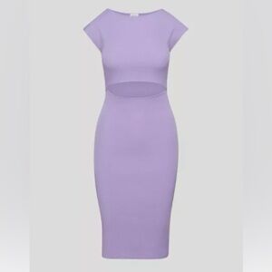 Wilfred Knit Midi Dress in Lavender